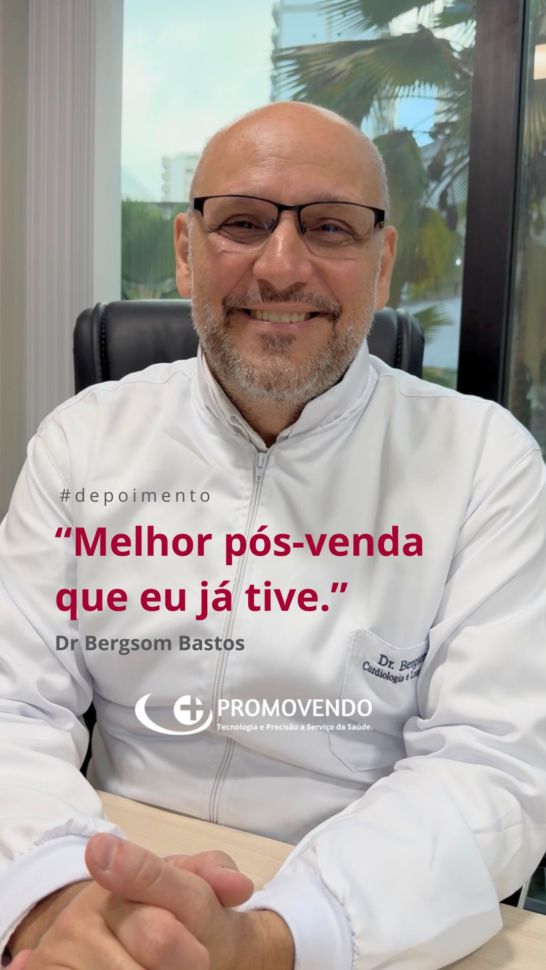 Capa do depoimento em vídeo de Dr. Bergsom Bastos